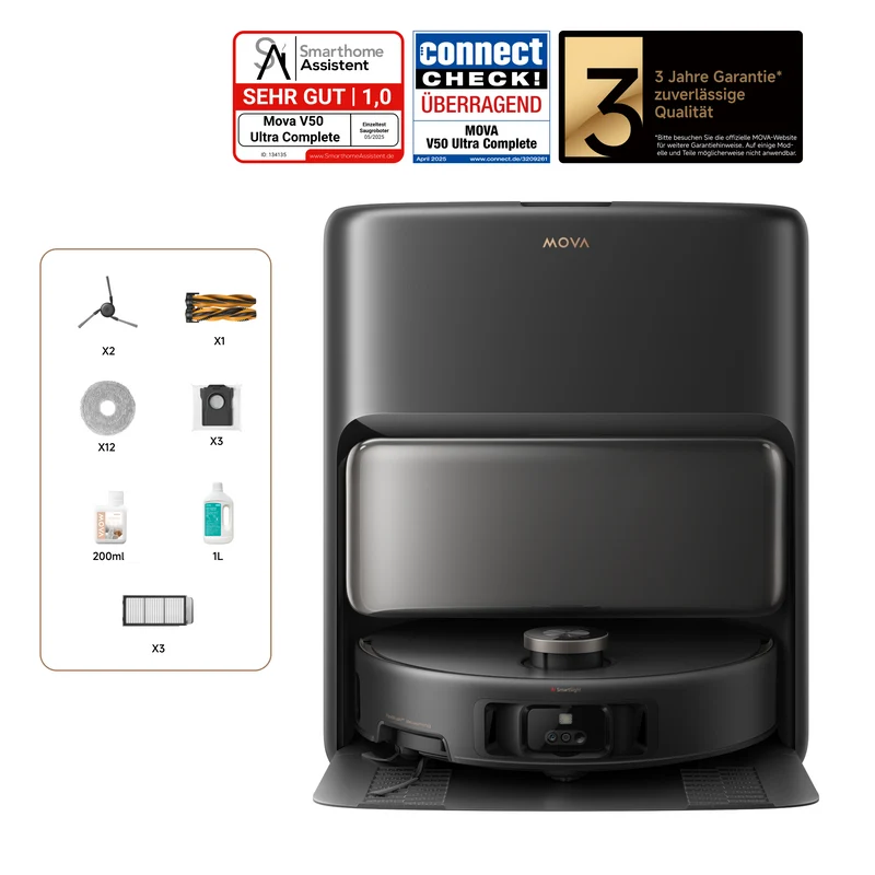 MOVA V50 Ultra Complete Saugroboter + S4 Detect