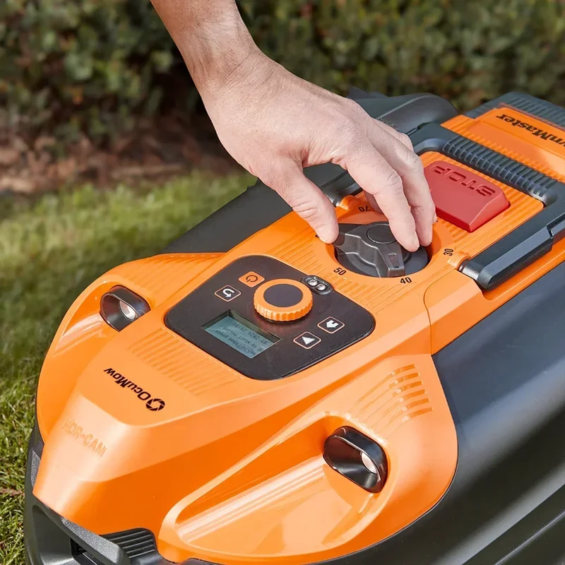LawnMaster OcuMow® AMD18i-800 Plus | MX 24V Auto Charging Vision Robotic Lawnmower with App