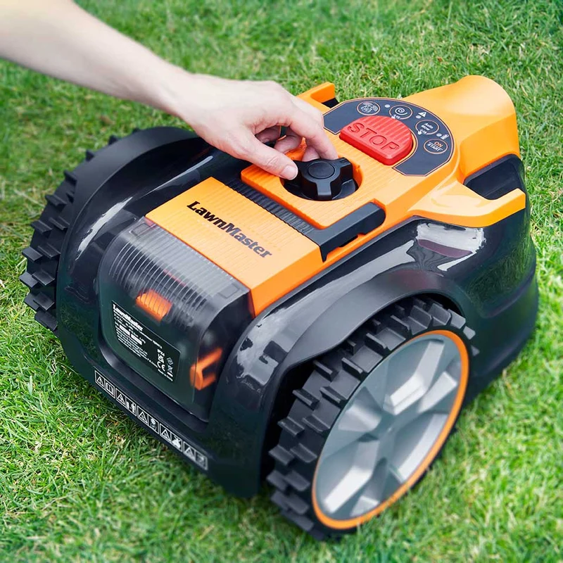 LawnMaster OcuMow® DM16-80 | MX 24V Drop and Mow Robotic Lawnmower-With Battery