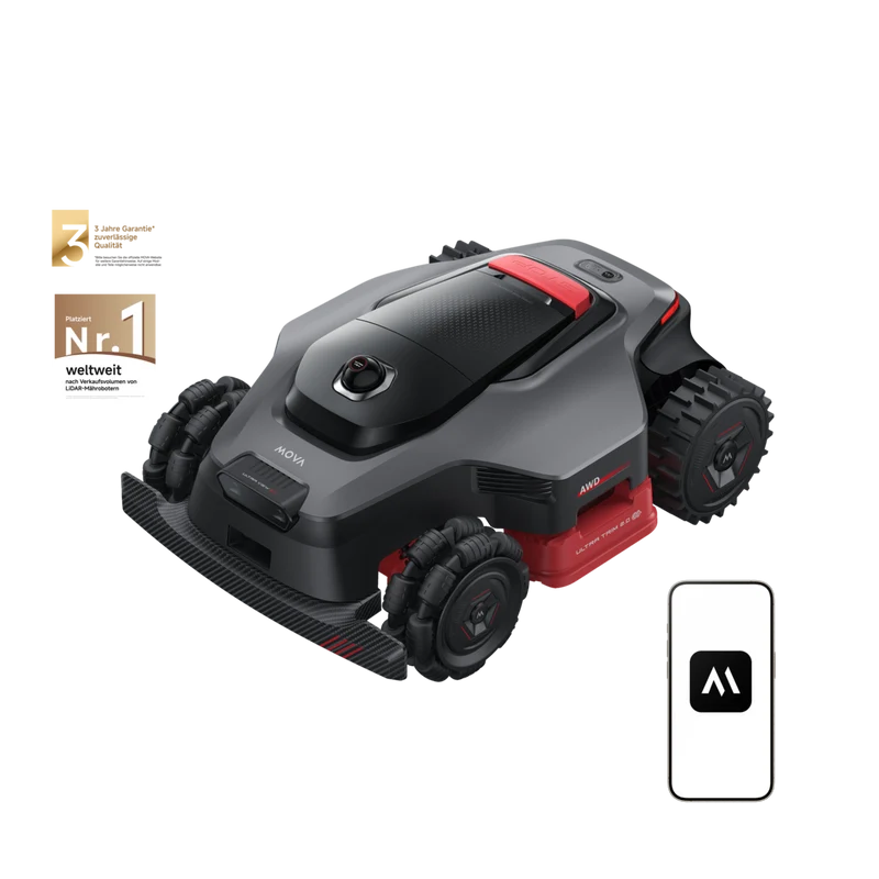 MOVA LiDAX Ultra AWD-Serie Mähroboter