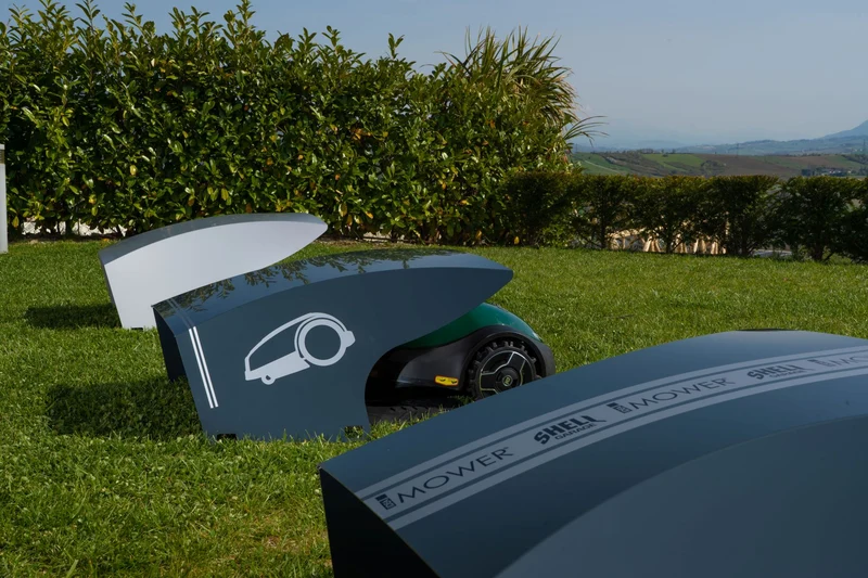 Shell – Garage per robot tagliaerba con filo perimetrale