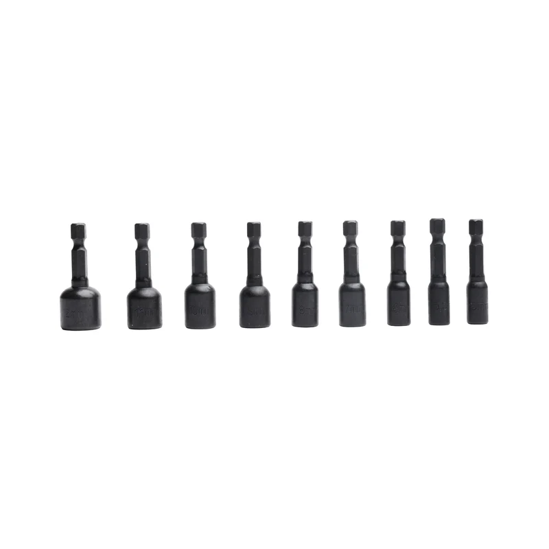 9-PC 1-3/4 in. Impact-Rated Magnetic SAE Nut Setters