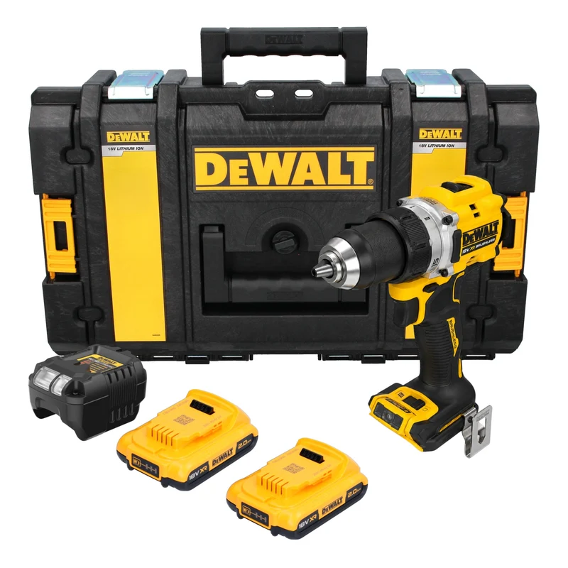 DeWalt DCD 800 D2 Akku Bohrschrauber 18 V 90 Nm Brushless + 2x Akku 2,0 Ah + Ladegerät + Tough Box