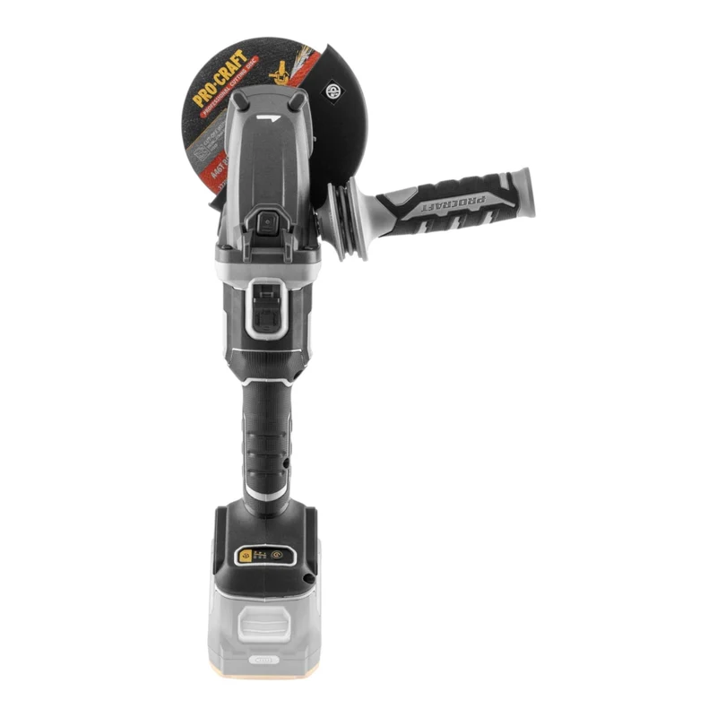Procraft Industrial AG125Cbb Akku Flachkopf Winkelschleifer 20 V 125 mm Brushless