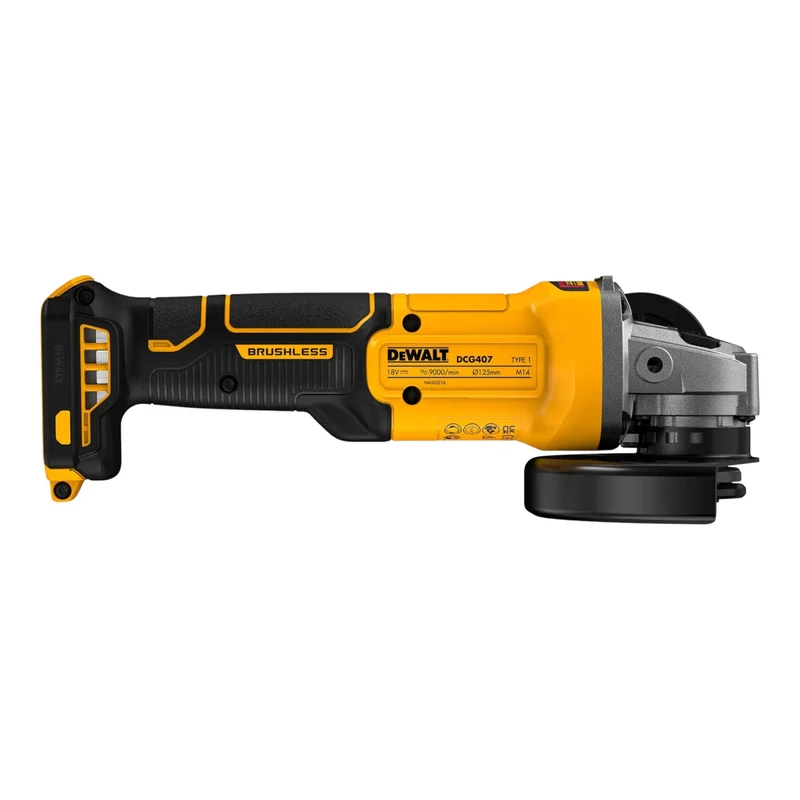 DeWalt DCG 407 N Akku Winkelschleifer 18 V 125 mm Brushless Solo - ohne Akku, ohne Ladegerät