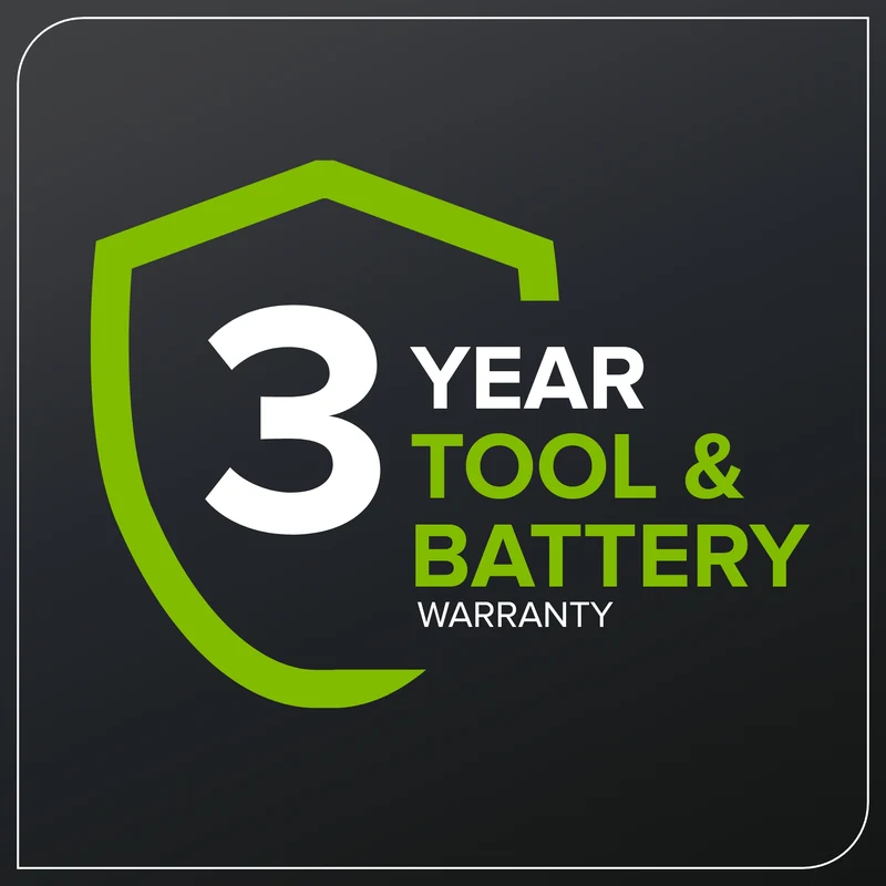 48V (24V x 2) 15" Cordless Battery Dethatcher/Scarifier: (2) 4.0Ah Batteries, (1) 65W Charger, (2) 100W Cables