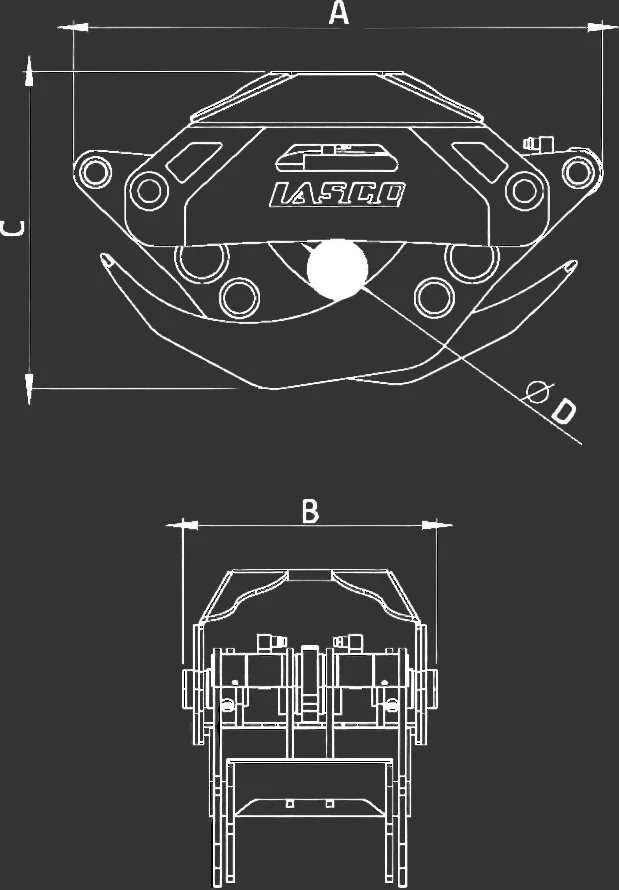 LASCO Holzzange LA1400HZ