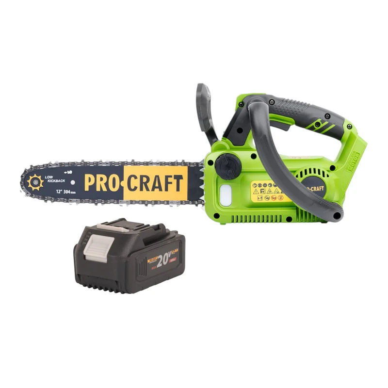 Procraft PKA42Libb Akku Kettensäge 20 V 304 mm Brushless + 1x Akku 4,0 Ah - ohne Ladegerät