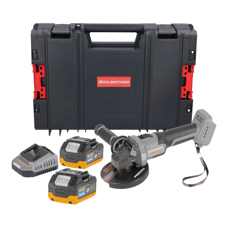 Procraft Industrial AG125Abb Akku Winkelschleifer 20 V 125 mm Brushless