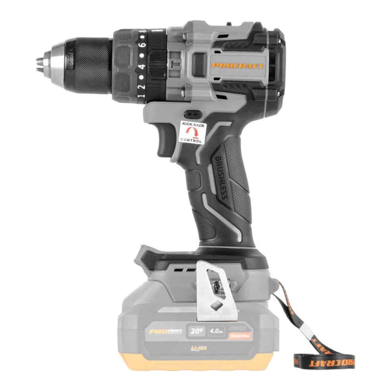Procraft Industrial CD20B-BB Akku Schlagbohrschrauber 20 V 150 Nm Brushless + 1x Akku 4,0 Ah + Ladegerät