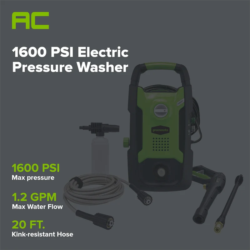 OPEN BOX 1600 PSI 1.2 GPM Electric Pressure Washer
