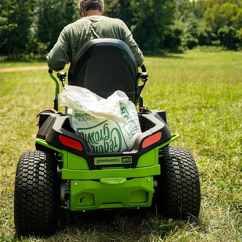 REFURBISHED 80V 42" Cordless Battery CrossoverZ Zero Turn Lawn Mower w/ Six (6) 5.0Ah Batteries and Three (3) Dual Port Turbo Chargers, CRZ4281