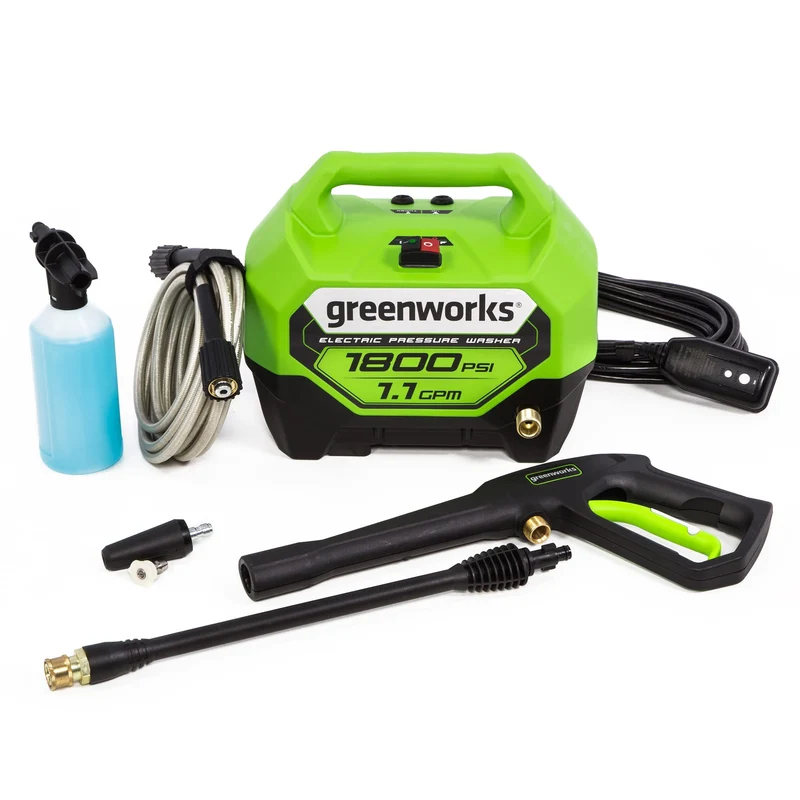 1800 PSI 1.1 GPM Cold Water Electric Pressure Washer
