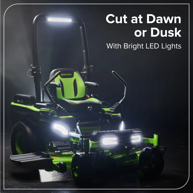 60V 54" MaximusZ Zero Turn Riding Mower with (2) 20.0 Ah, (4) 8.0 Ah Batteries and 1.5kW Charger, MZ5461