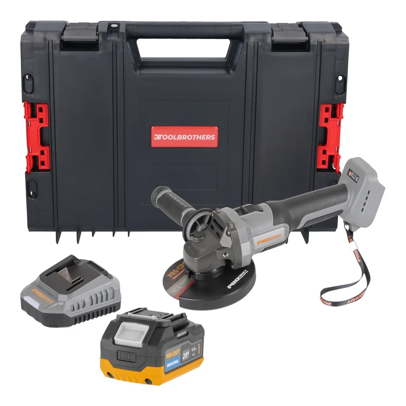 Procraft Industrial AG125Abb Akku Winkelschleifer 20 V 125 mm Brushless