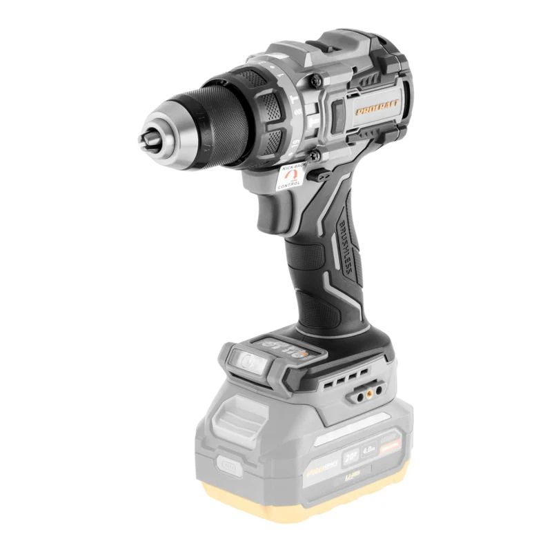 ProCraft Industrial CD20C-BB Akku Schlagbohrschrauber 20 V 120 Nm Brushless + 1x Akku 4,0 Ah + Ladegerät