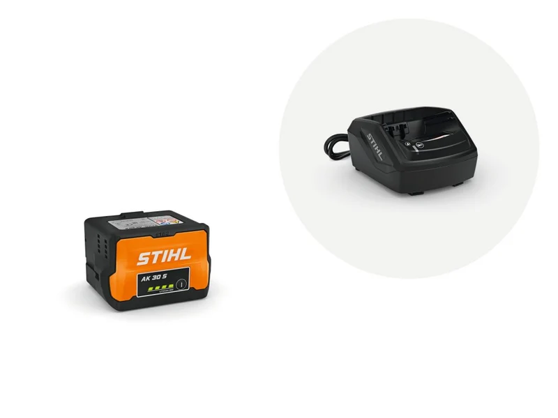 Stihl Starter Set mit einem oder zwei Akkus AK 30 S und Ladegerät AL 101