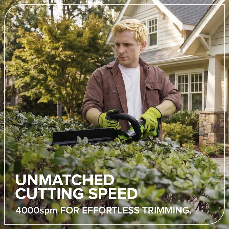 24V 20" Brushless (1.1" Cutting Capacity) Hedge Trimmer (Tool Only)