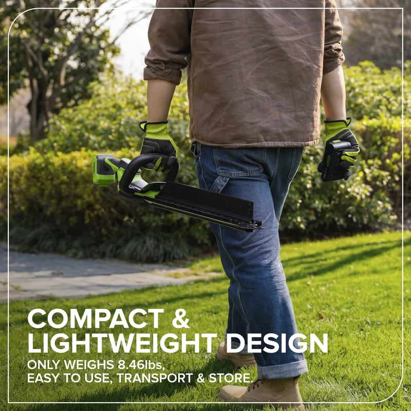 24V 20" Brushless (1.1" Cutting Capacity) Hedge Trimmer (Tool Only)