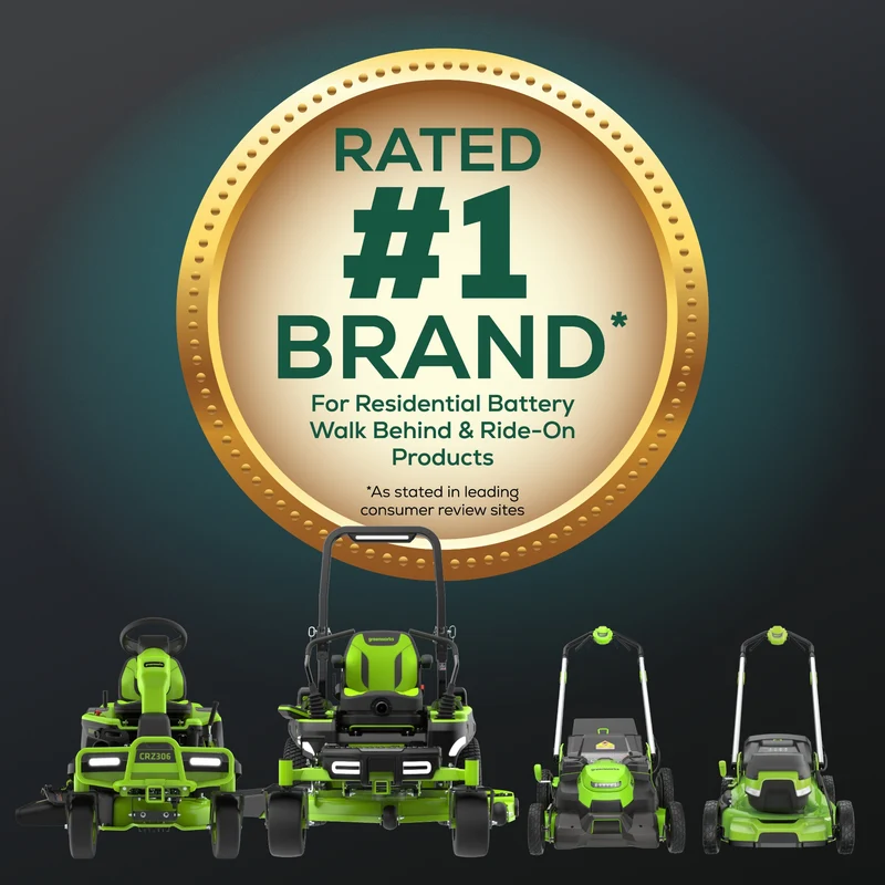 60V 21" Cordless Battery Self-Propelled Mower: (2) 5Ah Battery and 6A Rapid Charger, LM2156S