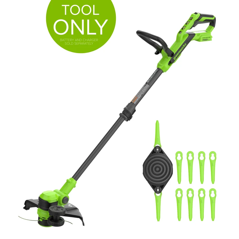 24V 12" Cordless Battery Brushless String Trimmer/Edger (Tool Only)