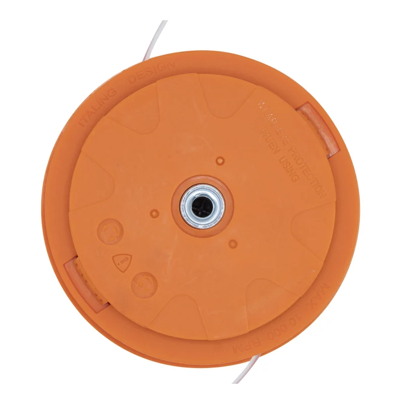 Procraft MR-5 Fadenkopf Garden Orange mit Aluminium Basis 2,4 mm x 2,5 m M10 x 1,25