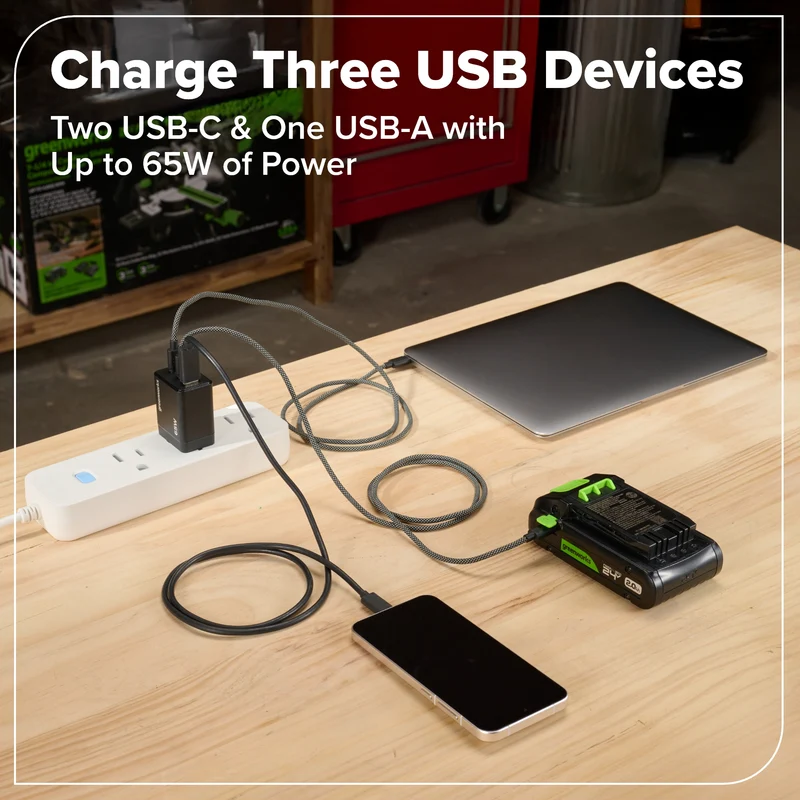 65W USB-C GaN II Charger