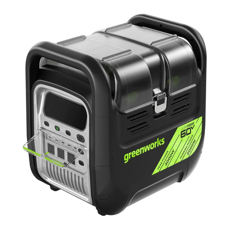 60V 2000W 4-Slot Inverter Portable Power Station (Tool Only)