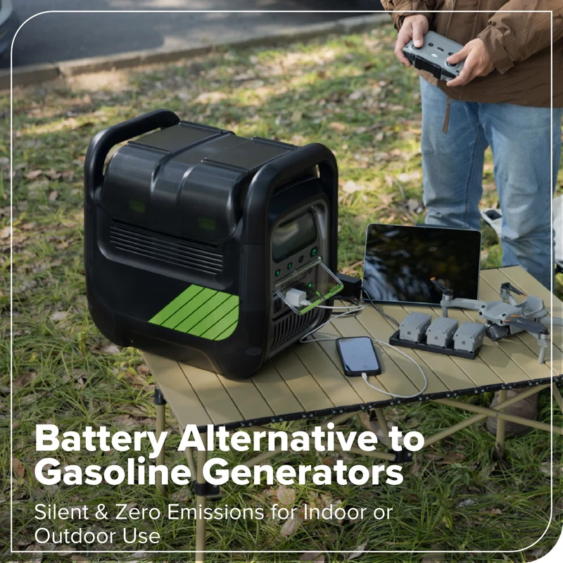 60V 2000W 4-Slot Inverter Portable Power Station (Tool Only)