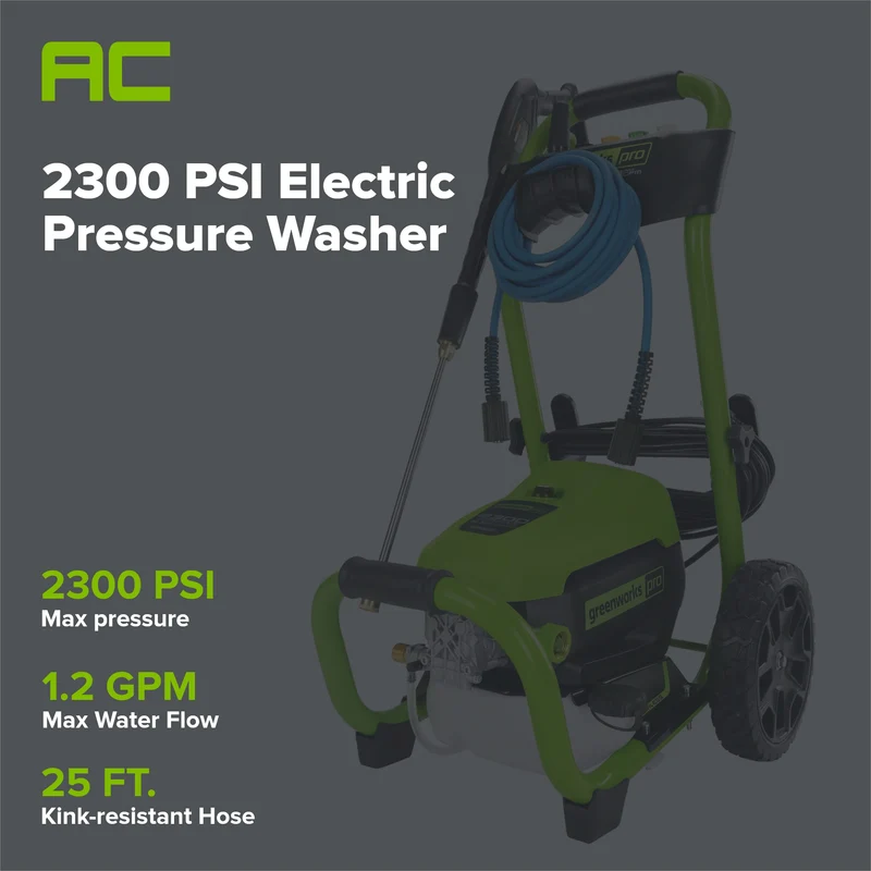 OPEN BOX 2300 PSI 1.2 GPM Cold Water Electric Pressure Washer