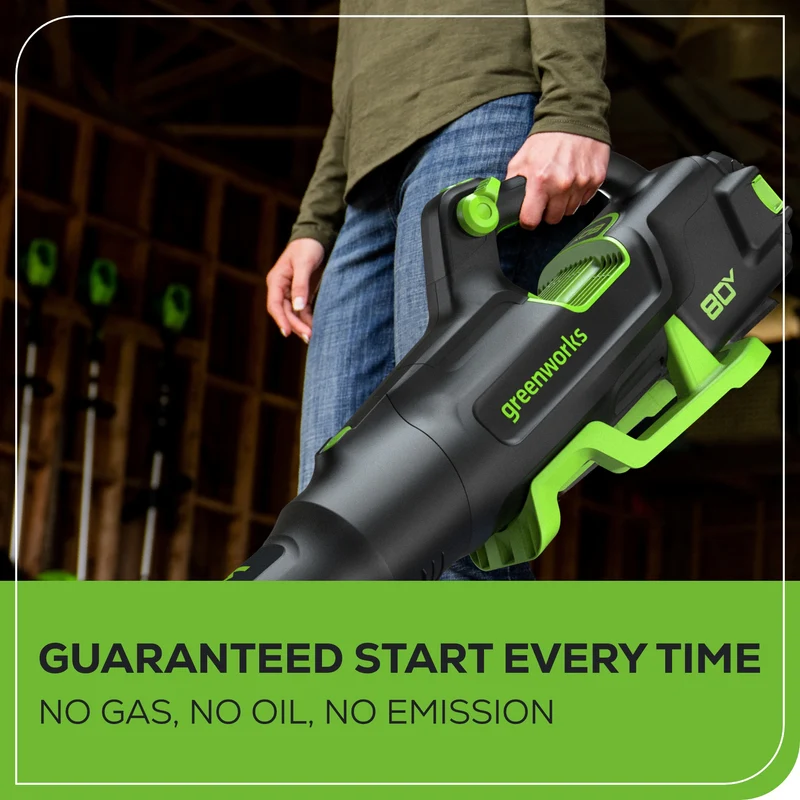 80V 700CFM Cordless Battery Blower w/ 2.5Ah Battery & Charger