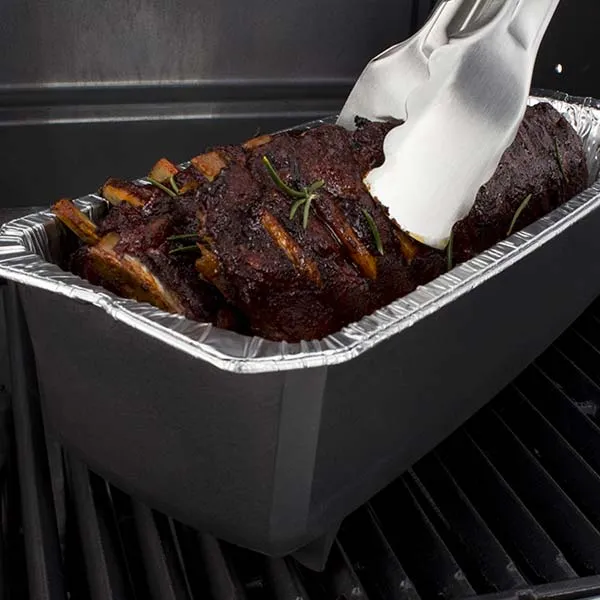 Broil King Rib Roaster aus massiver Alufolie / 2er Pack