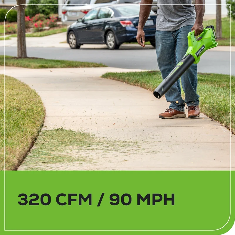 48V (24V x 2) 20" Cordless Battery Push Mower 4PC Combo Kit: (2) 4.0 Ah Batteries and Dual-Port Chargers