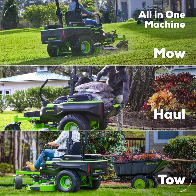 80V 54" MaximusZ Zero Turn Riding Mower with (2) 16.0 Ah and (1) 4.0 Ah Batteries and 1.5kW Charger, MZ5481