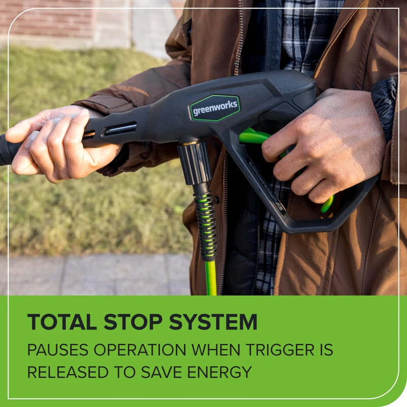 2100 PSI 1.2 GPM Portable Cold Water Electric Pressure Washer
