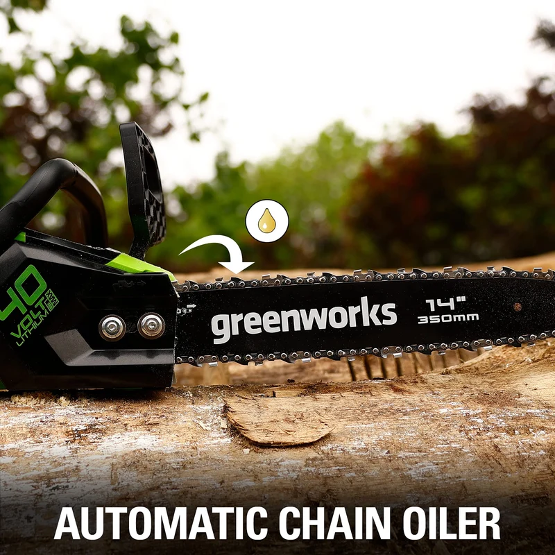 40V 14" 1.5kW Cordless BatteryBrushless Chainsaw (Tool Only)