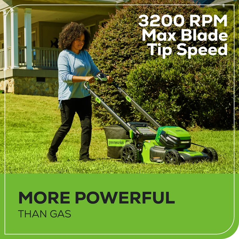 80V 21" Cordless Battery 4-in-1 Push Mower and 730CFM Leaf Blower Combo Kit, (1) 4.0 Ah Battery and (1) Rapid Charger