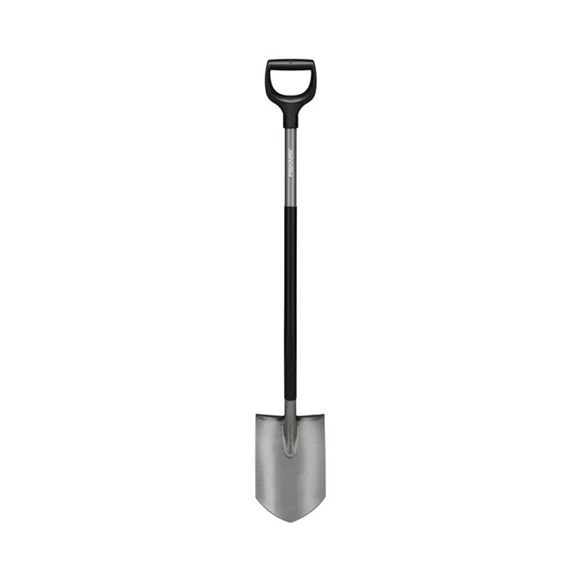 Fiskars Ergonomic Gärtnerspaten spitz, grau