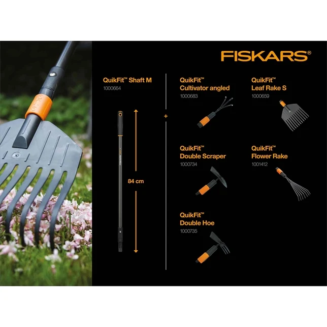 Fiskars QuickFit Stiel, 84 cm