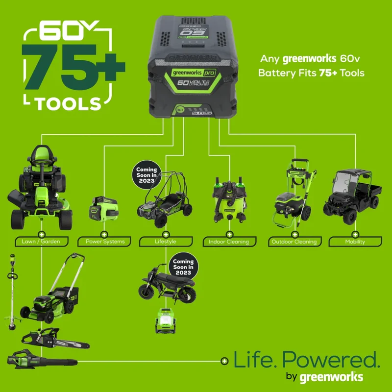 60V 2.5 Ah Battery and Charger Combo Kit