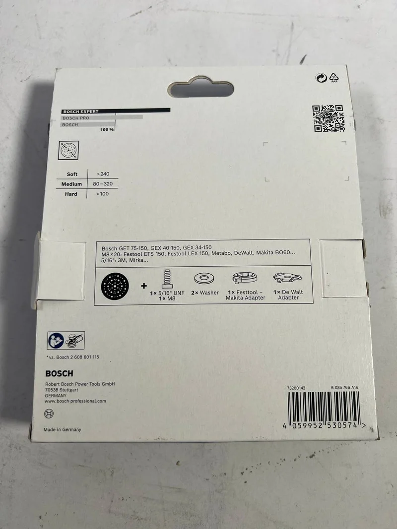 Bosch EXPERT Multihole Stützteller für Bosch, 150 mm, medium - Leicht Gebraucht