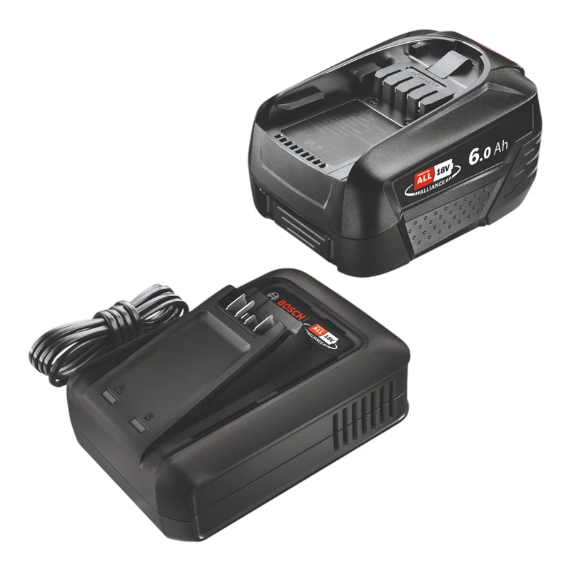 Bosch Starter-Set 18 V 1x PBA 18V 6.0Ah W-C Akku 6,0 Ah + AL 18V-44 Ladegerät ( 1600A032A8 )