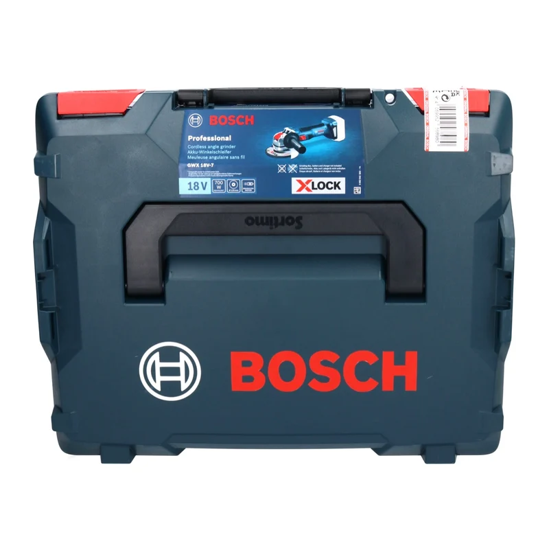 Bosch GWX 18V-7 Professional Akku Winkelschleifer 18 V 125 mm Brushless X-LOCK + 1x ProCORE Akku 5,5 Ah + L-Boxx - ohne Ladegerät