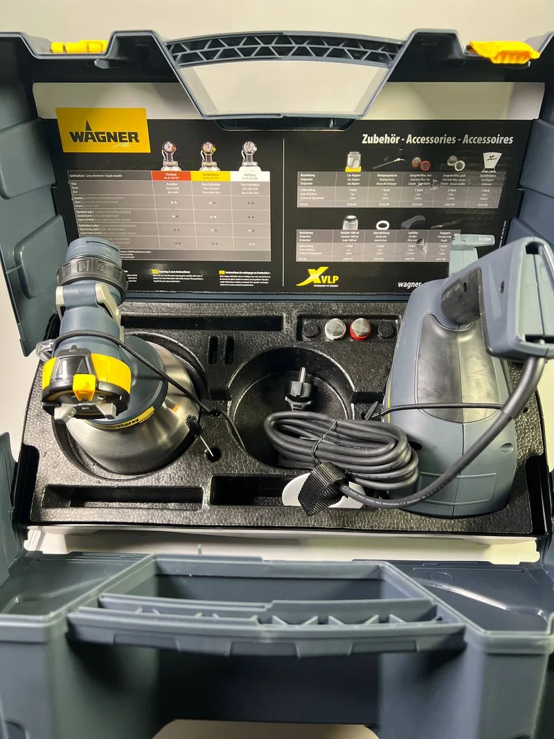 Wagner XVLP FinishControl 3500 Farbsprühsystem 700 Watt 1,0 l ( 2341501 ) im Koffer - Beschädigt