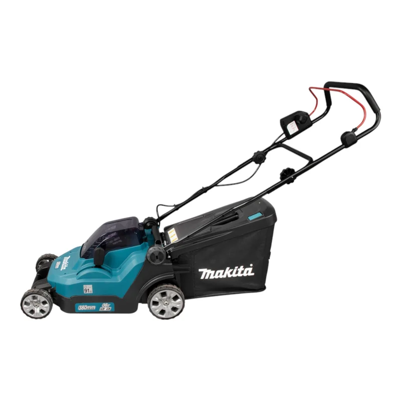 Makita DLM 382 Z Akku Rasenmäher 36 V ( 2x 18 V ) 38 cm 40 l + Mulchkeil - ohne Akku, ohne Ladegerät
