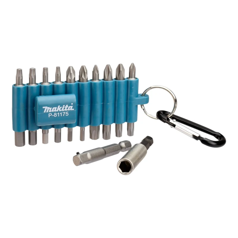 Makita DHP 482 Z Akku Schlagbohrschrauber 18 V 62 Nm + 22 tlg. Bit Set - ohne Akku, ohne Ladegerät