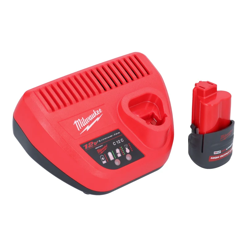 Milwaukee M12 FHS-251 Akku Astsäge 12 V 15 cm Brushless + 1x Akku 2,5 Ah + Ladegerät