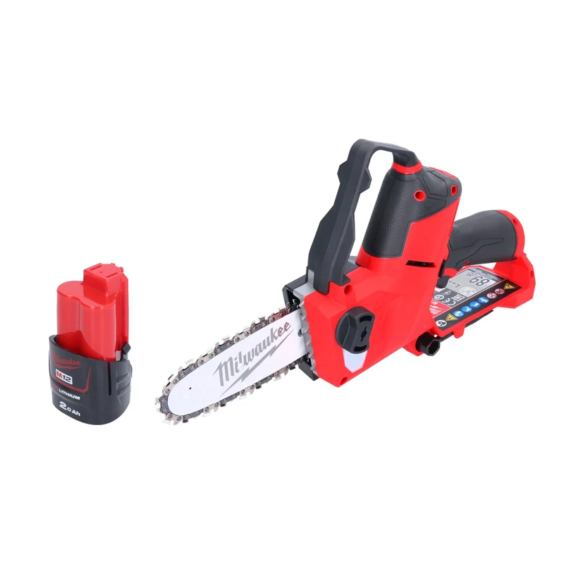 Milwaukee M12 FHS-201 Akku Astsäge 12 V 15 cm Brushless + 1x Akku 2,0 Ah - ohne Ladegerät
