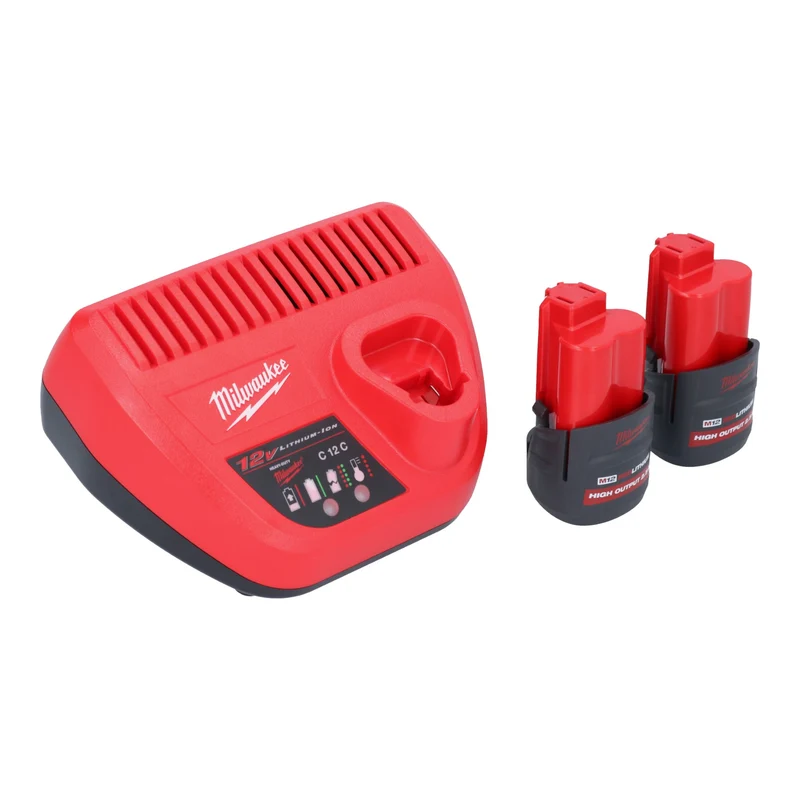 Milwaukee M12 FHS-252 Akku Astsäge 12 V 15 cm Brushless + 2x Akku 2,5 Ah + Ladegerät