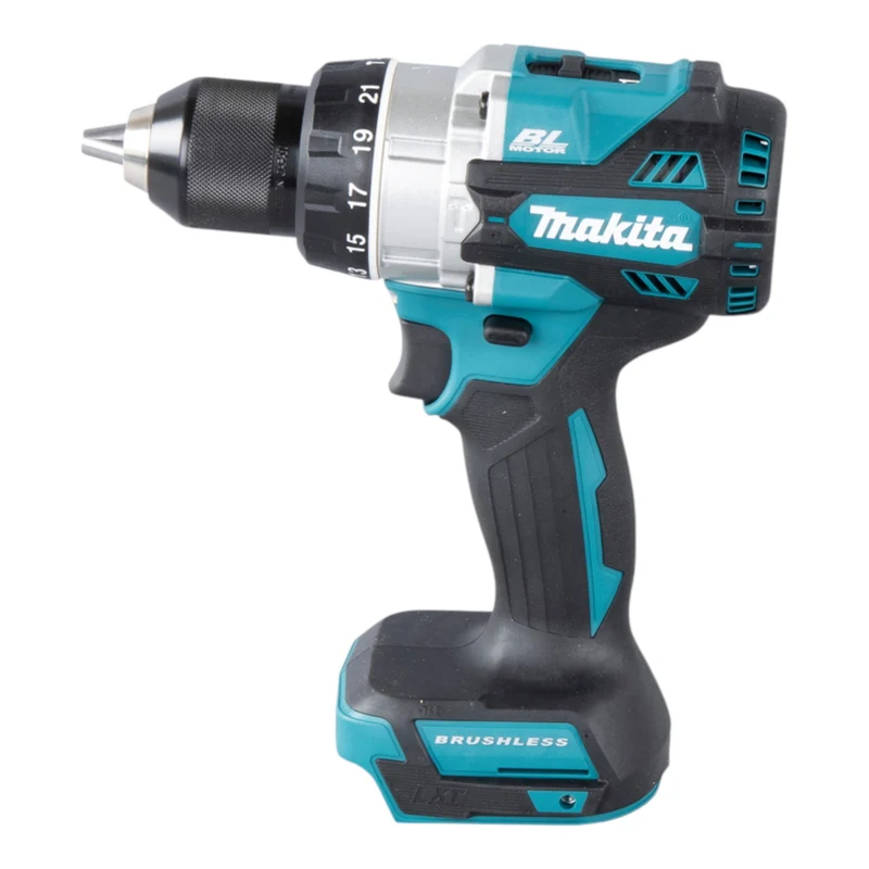Makita DHP 486 Z Akku Schlagbohrschrauber 18 V 130 Nm Brushless + 22 tlg. Bit Set - ohne Akku, ohne Ladegerät